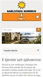Mobile Screenshot of e-tjanster.karlstad.se